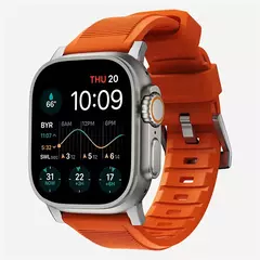 Pulseira de Silicone Suave para Relógio Apple, Ultra Band, Pulseira Desportiva em Borracha, Série iWatch 8, 7, 6, 5, 4, SE, 49mm, 45mm, 44mm, 42mm - loja online