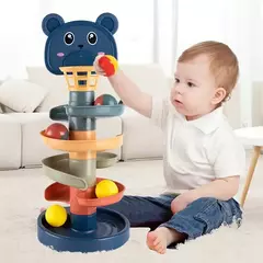Montessori Rolling Ball para crianças, Jogos educativos para bebês, Stacking Track, Baby Development Toys - comprar online