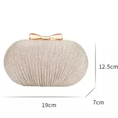 Imagem do Embreagem nupcial de casamento para mulheres, bolsa de festa noturna, bolsas de ombro, strass elegantes, forma de ovo, embreagem de banquete