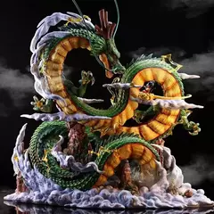 Imagem do Dragon Ball Figura Anime, Shenron Goku e Shenron, Modelo Estatueta, PVC Estátua, Boneca Coleção, Quarto Toy Presentes, 24cm