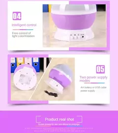LED Rotating Night Light Projector, Céu Estrelado, Star Master, Crianças, Crianças, Sono, Romântico, USB, Lâmpada, Presentes para Criança - loja online