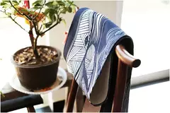 Simples chinês Lotus Table Runner, japonês Wave Table Flag, Koi Fish Toalha de Mesa, Acessórios para Cerimônia do Chá, Estilo Nacional