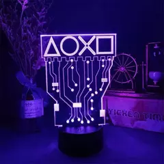 3D LED Gaming Setup Lamp, USB Powered, Bedroom Night Lights das crianças, Iluminação interior, Iluminação Presentes, Sala de jogos - comprar online