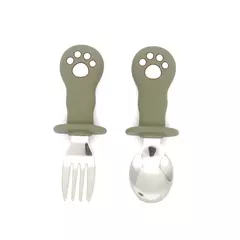 Baby Cartoon Tableware Set, Crianças Utensílio, Aço Inoxidável, Criança Louça, Talheres, Alimentação Colher, Garfo, Infantil - comprar online