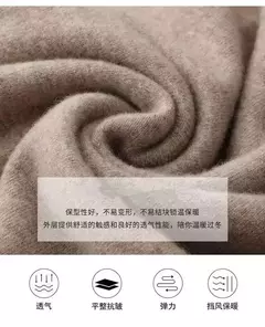 Imagem do Pulôver clássico com decote em v masculino, suéter super de cashmere, camisa grossa, roupas quentes masculino, 4XL, outono e inverno