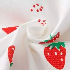 Pijama infantil padrão morango, conjunto de roupas de manga curta, terno de duas peças para uso caseiro, meninos, meninas, verão, 1 a 5 anos - comprar online
