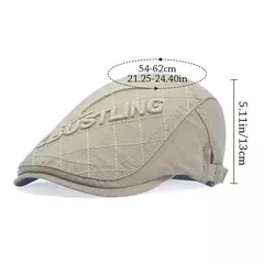 Chapéu de boina de algodão masculino, boina casual respirável de jornaleiro, boina de taxista, primavera, verão, outono - comprar online