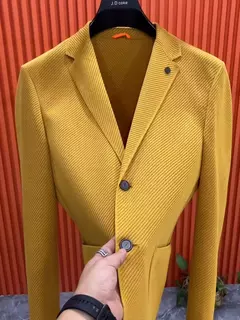 Casaco masculino com peito único, casaco de vestido de negócios, blazer masculino elegante, jovem designer de luxo emo, marrom, nova moda, 2024 - Wolf Magazine