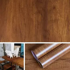Adesivos de PVC de grão de madeira Papel de parede autoadesivo impermeável Papéis de parede para armário, mesa, móveis, decoração de casa - comprar online