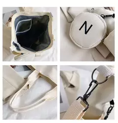Bolsa de Ombro de Lona Japonesa para Mulheres, Crossbody Messenger Bag, Senhoras Bolsas de Mão, Bolsa Feminina, Senhoras, Tote, 2022 - comprar online