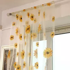 Imagem do Tule Floral em Cortinas Puras, Tratamento Janela, Painel Persianas, Sala de estar, Quarto, Cozinha, Sombra, Roxo, Peônia