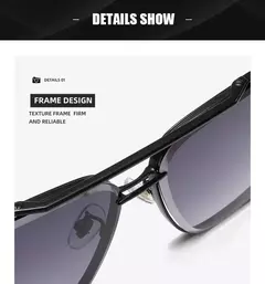 Óculos de sol piloto quadrado masculino e feminino Flight Seven Rock, estilo Mach 6, gradiente, design de luxo, moda, 2022 - comprar online