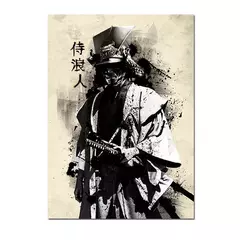 Japonês Samurai Canvas Pintura Wall Art, Cartazes e Impressões de Personagem, Decoração para Casa, Imagem para Sala, Quarto Estética na internet