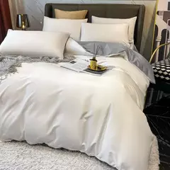 Nordic cama conjunto com lençol, capa de edredão, fronhas, solteiro, casal, lençol, rei, rainha, duplo, Twin Size, 100% algodão