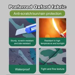 Casa para gatos ao ar livre, casa para cães e gatos vadios, uso interno e externo, proteção contra vento e chuva, tecido oxford de alta qualidade, à prova d'água e