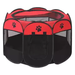 Portátil dobrável Pet Tent, cerca octogonal, fácil operação, grandes gaiolas do cão, cercas do gato, produtos do canil, ao ar livre - Wolf Magazine