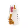 Kit de garrafa de alimentação para animais de estimação com estojo de armazenamento garrafas de enfermagem para gatinhos alimentador de leite para animais pequenos recém-nascidos, cães e gatos
