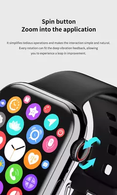 Imagem do Smartwatch de carregamento sem fio para homens e mulheres, chamadas Bluetooth, pulseira de fitness, relógio personalizado, novo, 2022