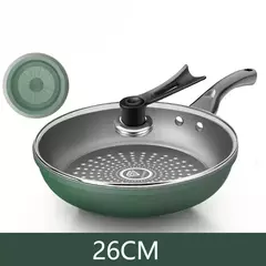 Frigideira universal antiaderente com tampa, Panela de cozinha antiaderente, Sem fumaça oleosa - comprar online