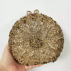 Imagem do Verde Esmeralda Cristal Diamante Embreagem para Mulheres, Embreagem De Metal, Sacos De Noite Para Festa, Casamento, Noiva, Senhoras