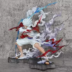 One Piece Raiden Five Gear Nica Lightning Luffy Action Figure, Estátua Modelo, Brinquedos Boneca Coleção, Decoração Presente, 25cm - comprar online