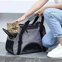 Portable Folding Pet Carrier Bag, Puppy Travel Bags, Respirável para gatos e filhotes, Confortável - Wolf Magazine