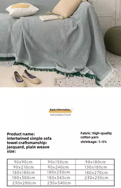 Estilo nórdico capa completa sofá cobertor universal ajuste com tudo incluído capa de sofá pano slipcover para decoração de casa