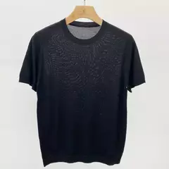 Lã 100 verão manga curta moda camiseta homens top mens tshirt tee black tops camisa masculina camiseta masculino manga longa masculinas camisetas blusa roupa gola feminina segunda pele camisas marcas shirt famosas cur - Wolf Magazine