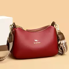 Bolsa de Ombro de Couro Genuíno para Mulheres, Bolsas Crossbody Femininas, Bolsa Feminina, Carteira, Marca de Luxo, Tendência da Moda, Designer, Sac A Main - Wolf Magazine
