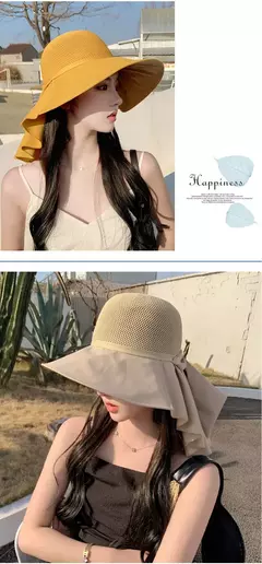 Guarda de Pescoço Respirável Feminino, Chapéus de Verão, Xaile, Chapéus de Sol, Viagem Exterior, Protetor Solar - Wolf Magazine