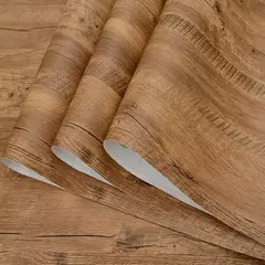 Impermeável papel de parede autoadesivo, PVC parede em rolos, armários móveis, vinil filme decorativo, grão de madeira adesivos, Home Decor
