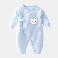 Bodysuit de algodão grosso recém-nascido, roupas Onesie, meninos e meninas, 0-6M, roupas de primavera e outono - loja online