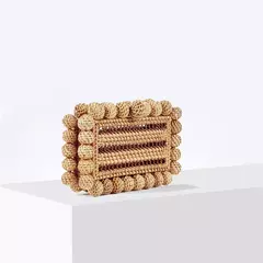 Saco de embreagem de vime natural para mulheres, bolsa de vime de praia, bolsa estilista, festa de casamento luxuosa, verão, 2024 - Wolf Magazine