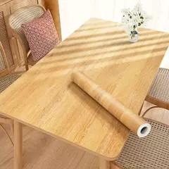 Adesivos de PVC de grão de madeira Papel de parede autoadesivo impermeável Papéis de parede para armário, mesa, móveis, decoração de casa - comprar online