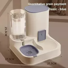 Alimentador automático para gatos, água potável, grande capacidade, separação seca e molhada, recipiente de alimentos, suprimentos para animais de estimação - Wolf Magazine