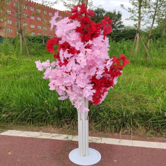 Para decorações de festa de casamento alto conjunto de árvore de flor de cerejeira artificial de 10 peças peças centrais de pilar de corredor - comprar online