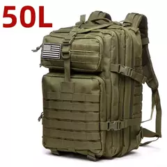 Impermeável Tactical Sports Bag, mochila de nylon resistente, mochilas ao ar livre para Trekking, pesca, caça, camping, caminhadas, 25L, 50L - comprar online