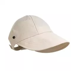 Chapéu de aba larga dobrável para mulheres, chapéu de balde de praia, viseiras UV, bonés de pescador e rabo de cavalo ajustáveis, verão na internet