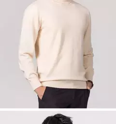 Imagem do Suéter de gola alta masculino pulôver de cashmere suéteres de gola alta, camisa, roupas para outono e inverno, 2023