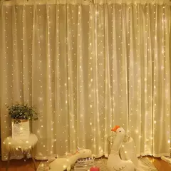 Natal USB Powered LED Curtain String Lights, Wedding Fairy Lights, Decoração de acampamento, Guirlanda para o ano novo - Wolf Magazine