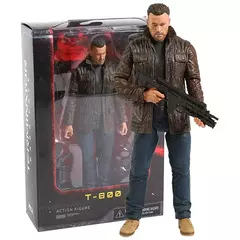 NECA Terminator 2: Dia do Julgamento T-800 Arnold Schwarzenegger Figura de ação em PVC brinquedo modelo colecionável 7 "18 cm