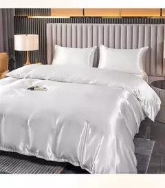 Kuup-Colorido Conjunto de cama, Satin Superfície Duvet Cover, Quilt Cover, pele amigável tecido, Queen e King Size, alta qualidade - Wolf Magazine