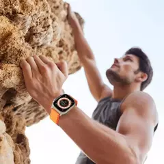 Alpine Loop Band para Apple Watch, Bracelete, iWatch Ultra Series 7, 6, 5, 3, SE, 8, 49mm, 44mm, 40mm, 45mm, 41mm, 42 milímetros, 38 milímetros - loja online