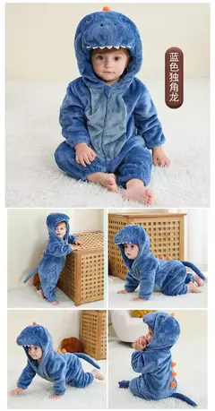 Macacão de flanela para bebés, Macacão Kigurumi, Macaco, Unicórnio, Vaca, Leão, Animal Cosplay, Pijama para 1 a 4 anos Crianças, Meninos, Inverno - Wolf Magazine
