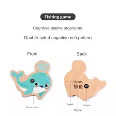 Montessori brinquedos de pesca para crianças, Desenhos animados, Vida marinha, Cognition Fish Games, Interativo pai-filho, Brinquedo educativo - loja online