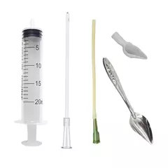 Imagem do Mangueira conta-gotas para alimentação de pássaros, alimentador pequeno para animais de estimação, tubo de agulha de água, mangueira de injeção líquida, seringa de alimentação de papagaio, kits de colher