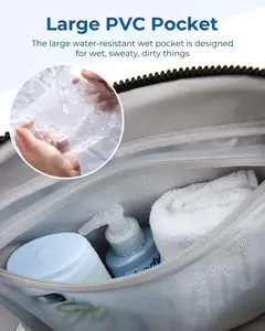 Bagagem de grande capacidade Bolsa de viagem para homens, impermeável Sport Toiletry Bag, Weekend Duffle Bag for Gym Fitness, bolsa ao ar livre
