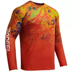 Imagem do FEIYUE-Camisetas de Proteção Solar Respirável Masculina, Manga Comprida, Secagem Rápida, Caminhadas, Camisas de Pesca, Camuflagem, UPF 50 Plus, TOPS à Prova de UV