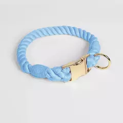 Coleira de cachorro arco-íris para animais de estimação, coleira para treinamento de caminhada com fivela de metal para cinto grande, médio e pequeno, coleira de algodão para cães - loja online