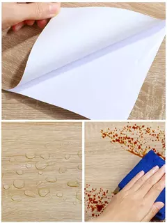 Papel De Parede De Vinil Auto-Adesivo, Madeira Prancha Adesivos De Parede, Película Decorativa, Papel De Contato, Parede De Cozinha, Home Decor na internet